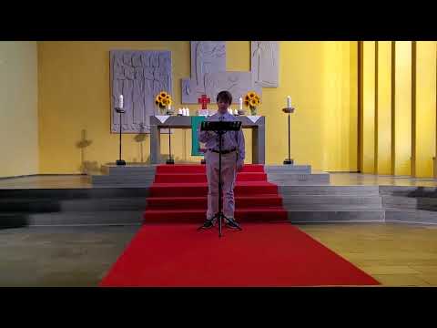 Torben singing Panis Angelicus, from his competition recording
